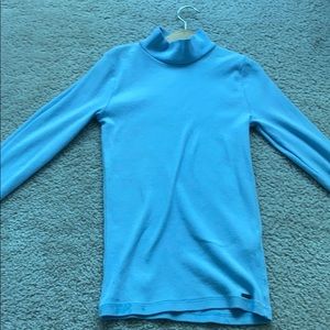 Baby blue turtle neck form hollister